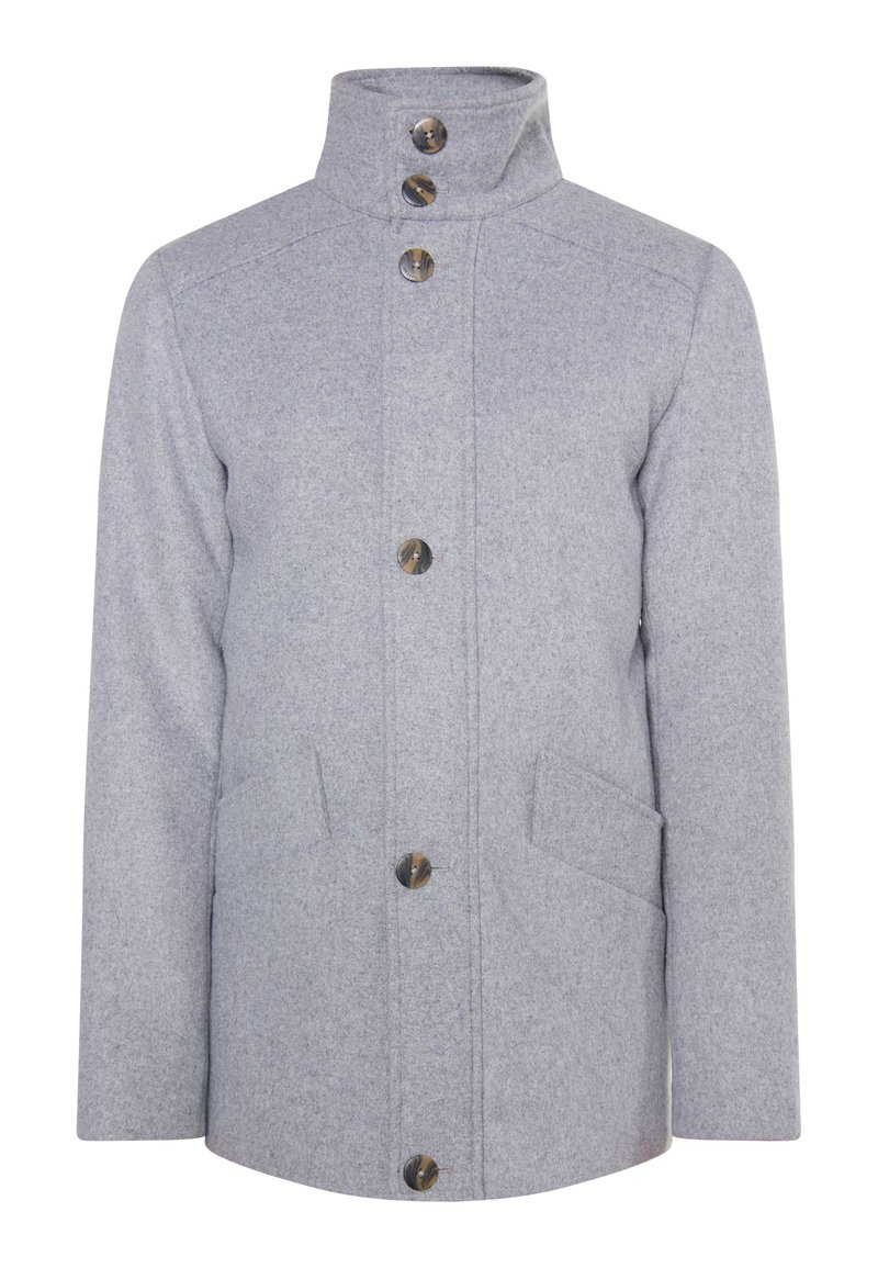 dreimaster Halflange jas grijs gemêleerd