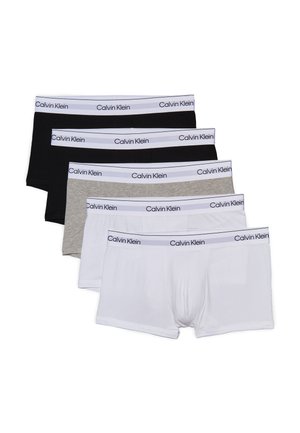 LOW RISE TRUNK 5 PACK ICON COTTON STRETCH - Boxerbriefs - white/heather
