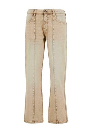 Urban Classics, WITH DIVIDING SEAMS - Džínsy voľného strihu - white dirty washed