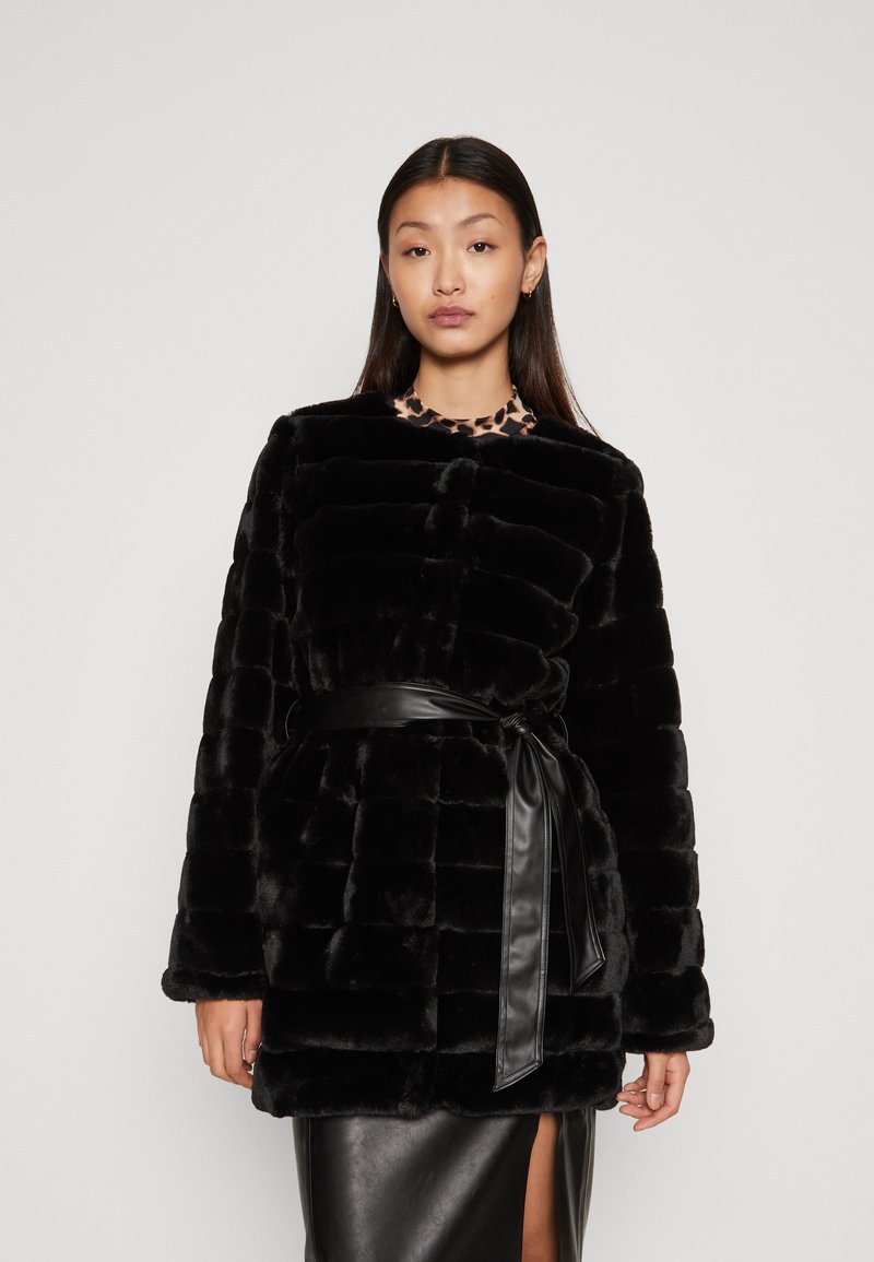 VILA VIKIMBERLY BELT COAT Talvitakki Black musta Zalando fi vila-vikimberly-belt-coat-talvitakki-black-musta-zalando-fi