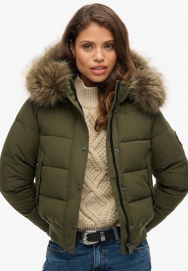 EVEREST HOODED - Winterjacke - army khaki