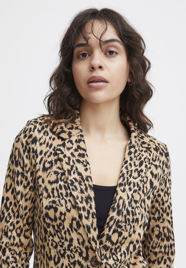 IHKATE - Blazer - natural leo jacquard2