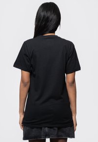 Paradiso Clothing THE ROLLING STONES DIAMANTE TONGUE - Print T-shirt - black