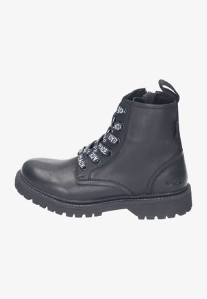 Bottines à lacets - black