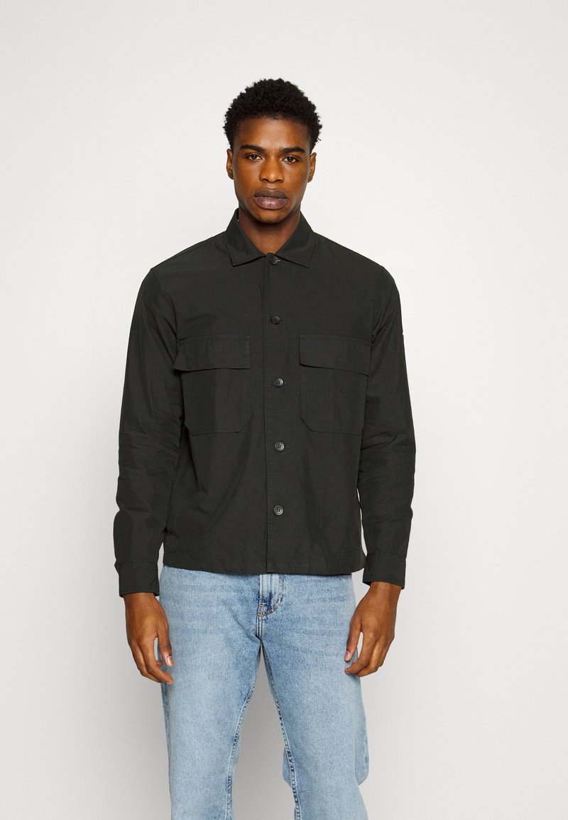 Calvin Klein OVERSHIRT - Suvejakk - black