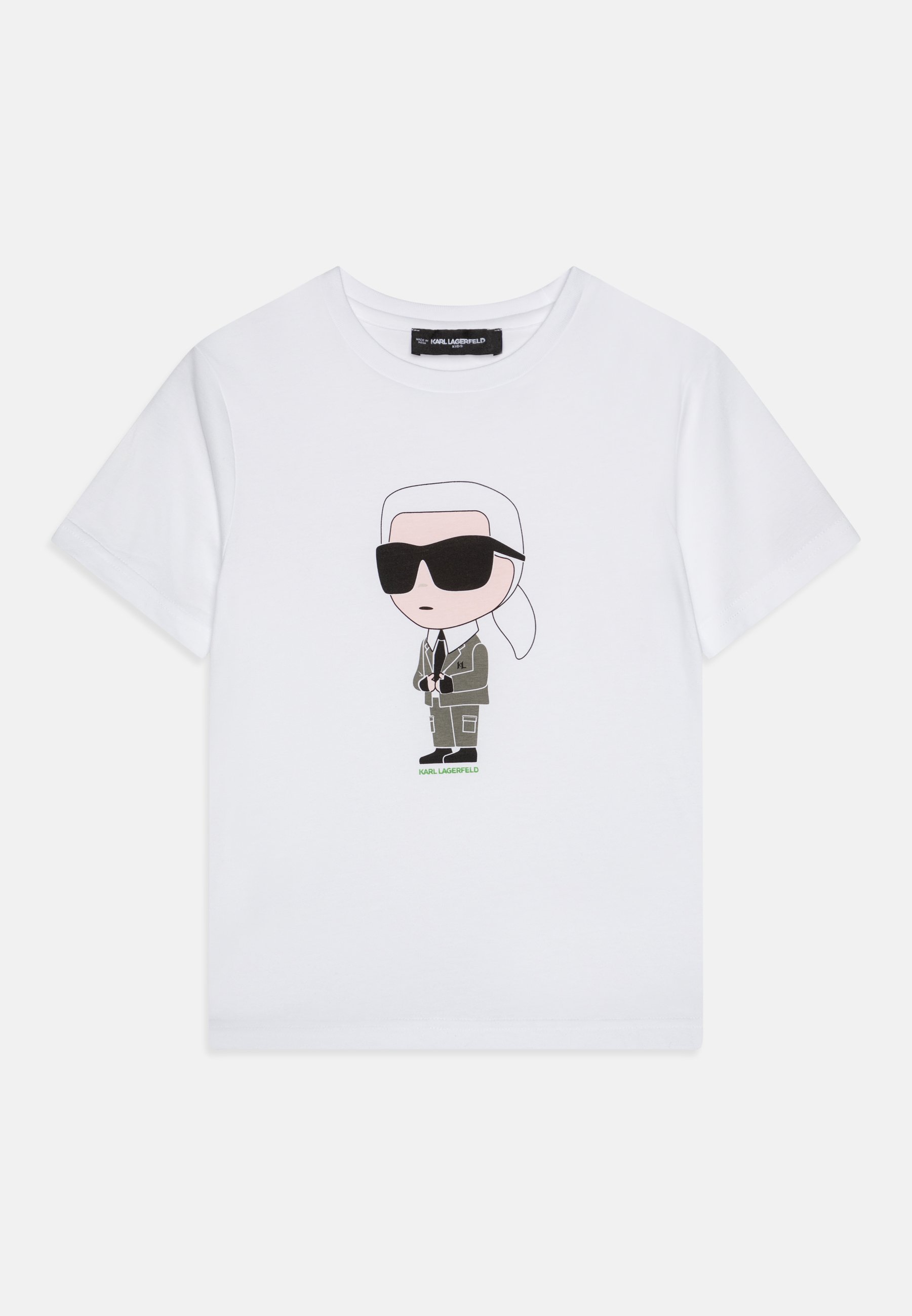 KARL LAGERFELD KIDS SHORT SLEEVES TEE UNISEX T-shirt con stampa
