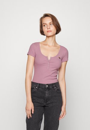 ICON HENLEY FALL - Print T-shirt - orchid haze