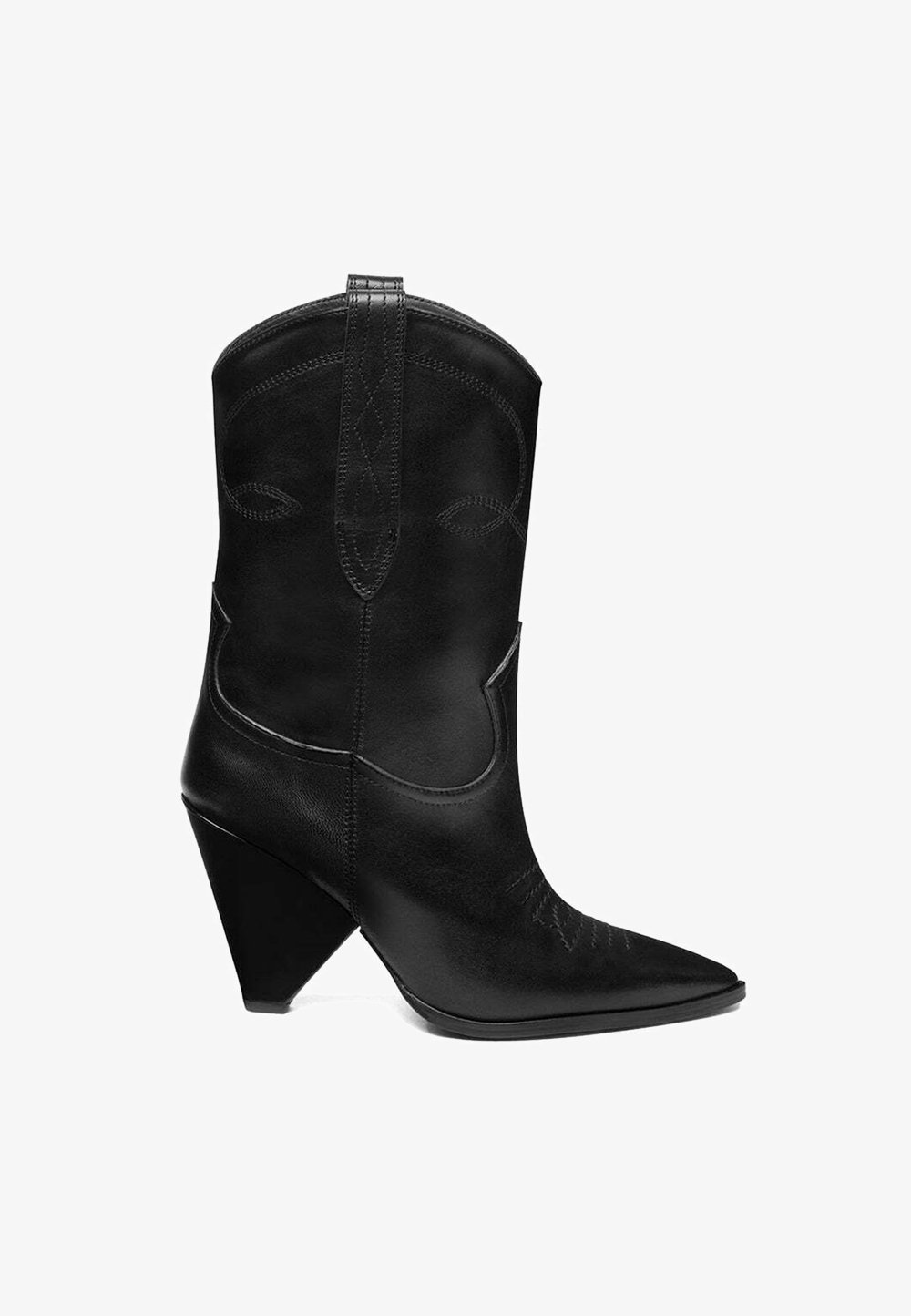 Dondup Bottines de cowboy motard nero/noir