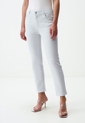 HIGH WAIST WITH POCKETS - Jeans Slim Fit - light blue