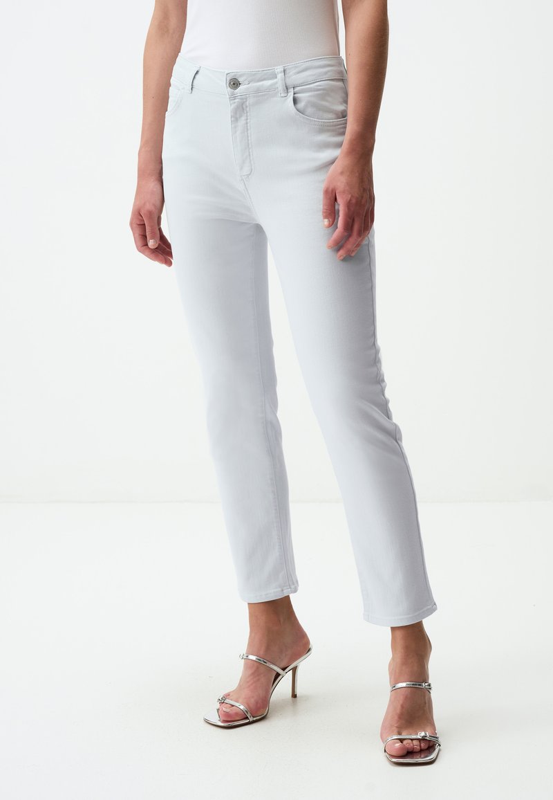 Jimmy Key HIGH WAIST WITH POCKETS - Jean slim - light blue