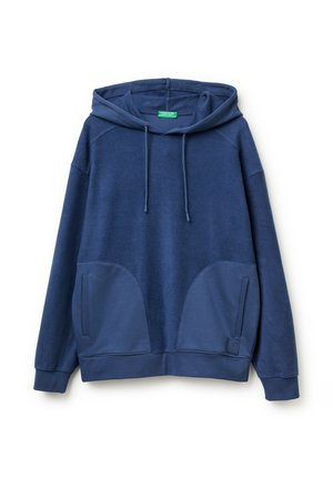 WITH DRAWSTRING - Jersey con capucha - blue