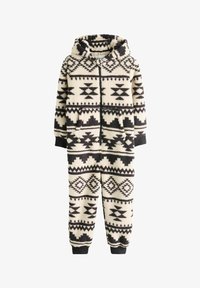 Non selezionato, neutral black aztec print