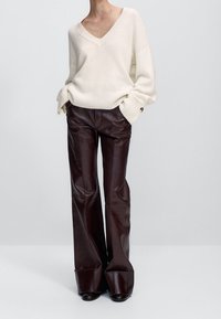 Massimo Dutti Strickpullover - beige
