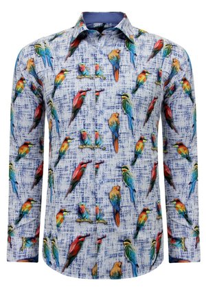 VOGELPRINT 3122 - Overhemd - wit/blauw