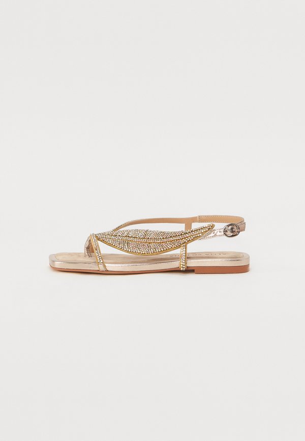 T-bar sandals - combi bronze