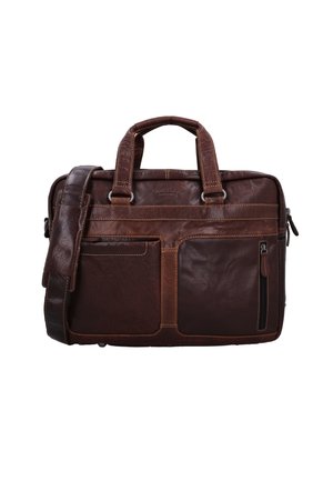 Gusti Leder LAPTOPTASCHE RIPLEY UNISEX - Computertasker - dunkelbraun