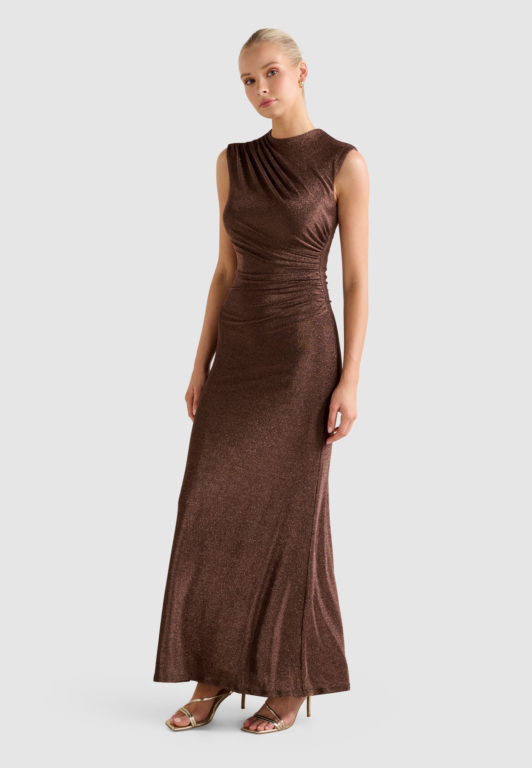 Forever New KRISTY - Cocktail dress / Party dress - dark chocolate/brown -  Zalando