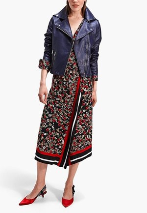 Stradivarius, Kunstlederjacke - blue