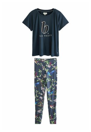 B by Ted Baker SET  - REGULAR FIT - Set lenjerie de noapte - charcoal grey bird floral print