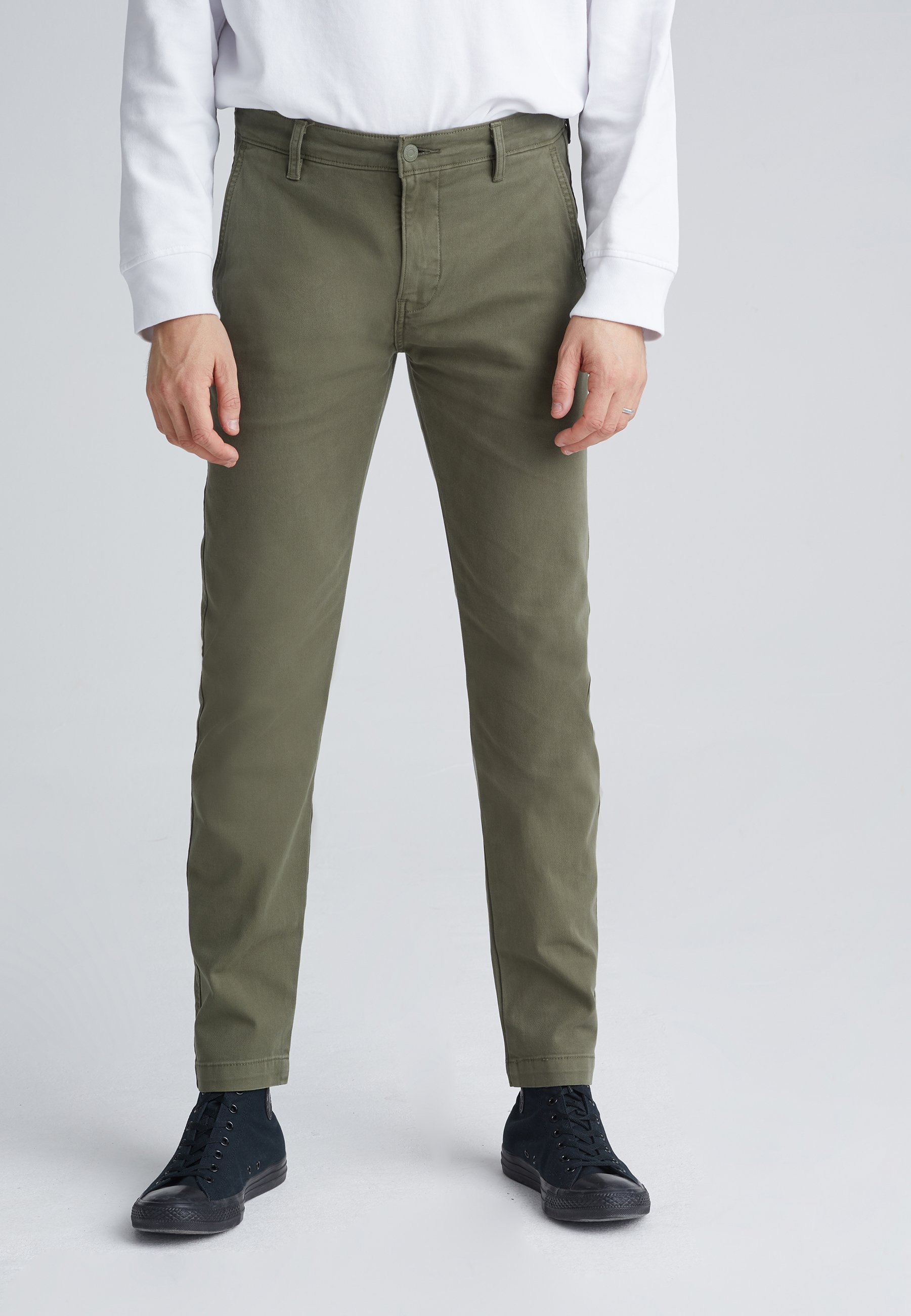 SLIM - Pantalones chinos olive shady/verde oliva Zalando.es