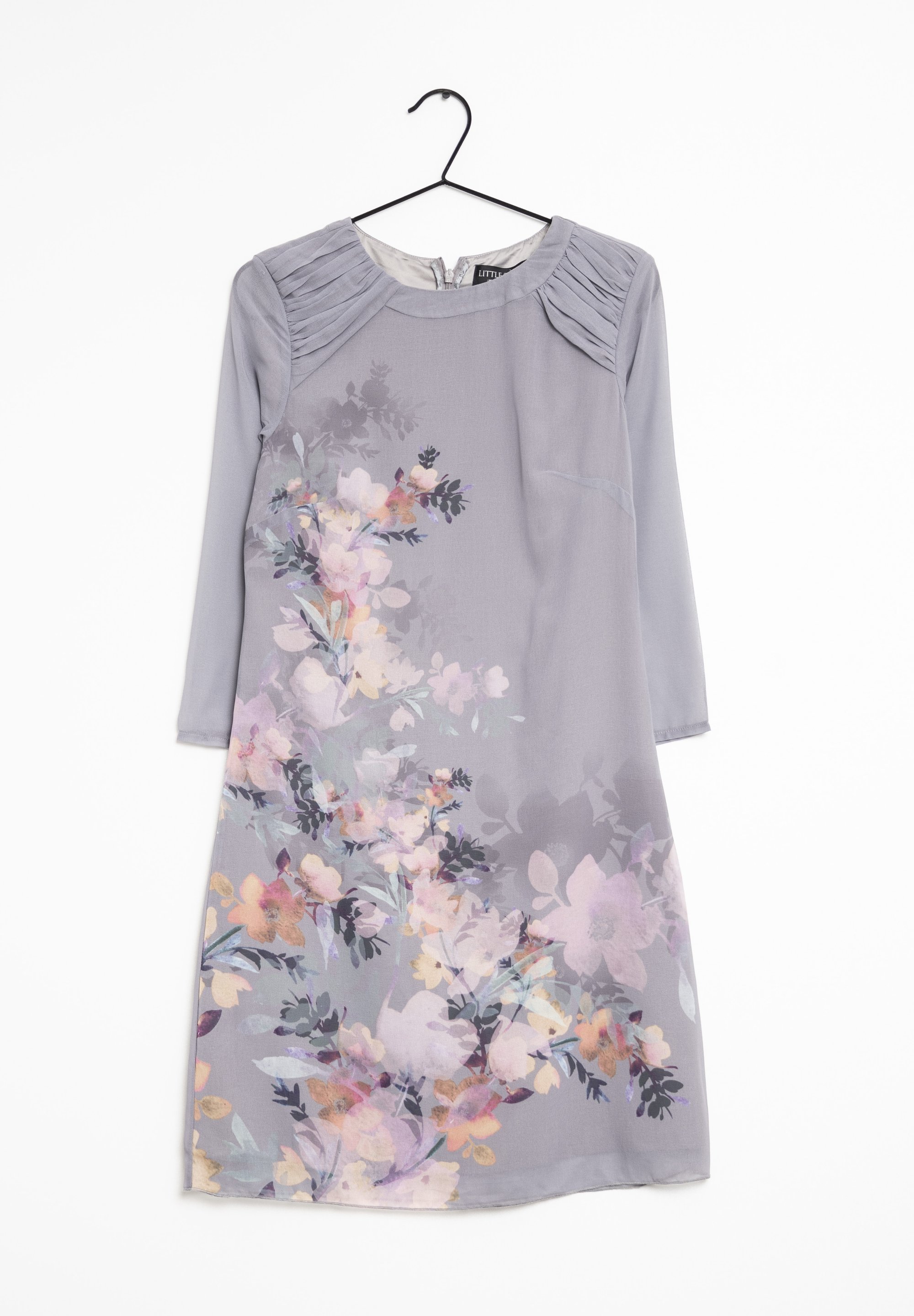 little mistress grey dress Grey Embellished Maxi Dress main image 0