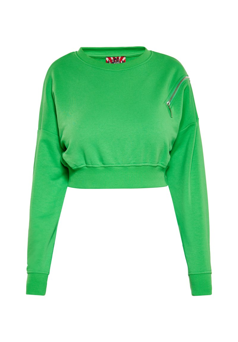 Loose Fit Neon GrÃ¼n Sweatshirt MyMo ROCKS Sweatshirt Grün/green