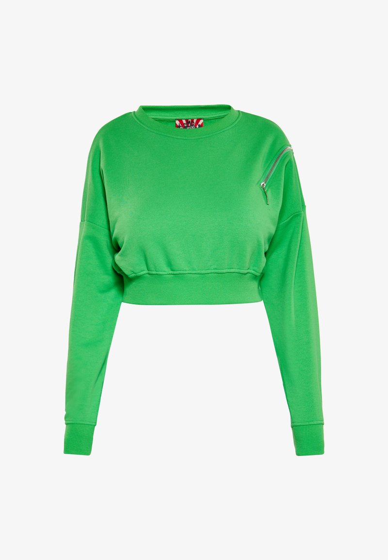 Loose Fit Neon Grün Sweatshirt MyMo ROCKS Sweatshirt Grün/green