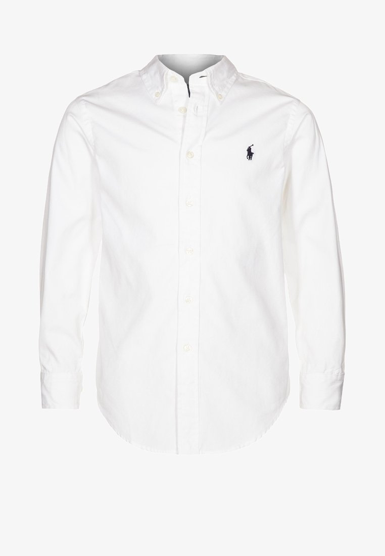 Polo Ralph Lauren CUSTOM FIT - Vapaa-ajan kauluspaita - white