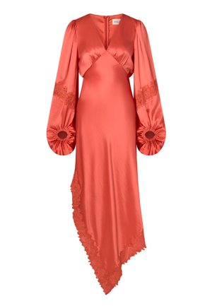 Malina, SEEMA ASYMMETRIC DRESS - Μάξι φόρεμα - coral
