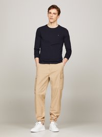 Tommy Hilfiger SLIM FIT - Long sleeved top - blue