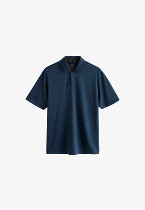 Námornícky polokošeľ vyrobený z priedušného materiálu, s geometrickým vzorom, krátkymi rukávmi a zapínaním na dva gombíky.