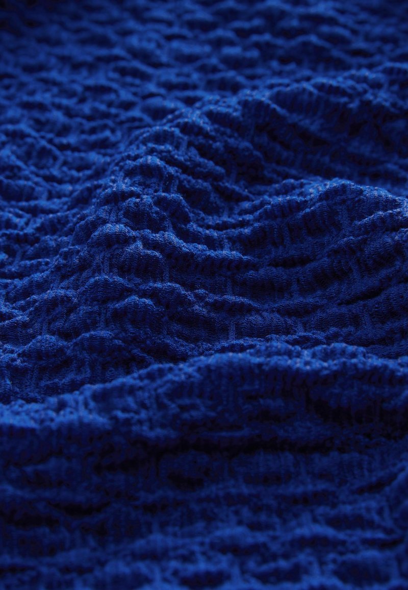 Next REGULAR FIT - TEXTURE OFF SHOULDER - Blus - blue/blå - Zalando.se