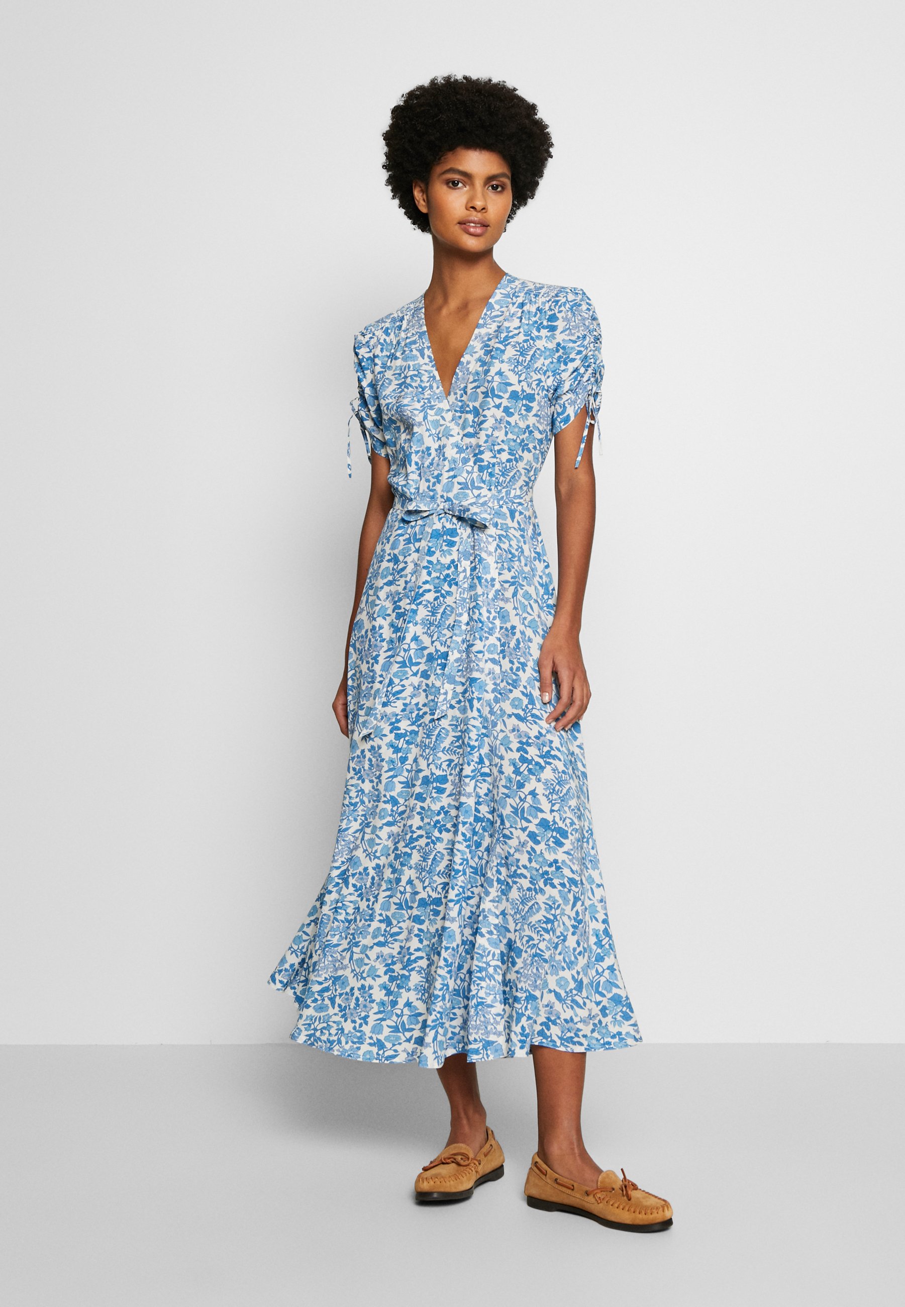 Polo Ralph Lauren Freizeitkleid White Aqua Blau Zalando Ch 