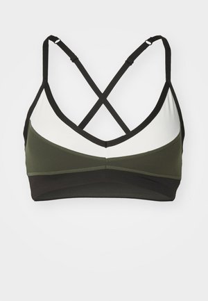 P.E Nation OVERLAND 2 BRA - Sport-BH mit mittlerer Stützkraft - forest night/whisper white