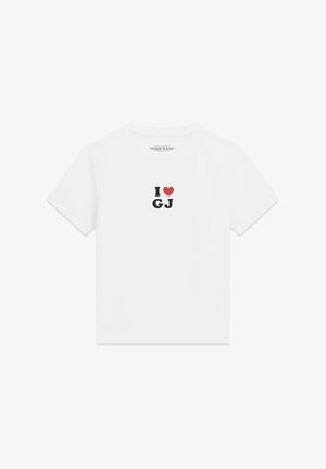 Guess Jeans, CROPPED T-SHIRT - T-Shirt print - weiß