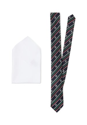 FINSHLEY & HARDING LONDON, FINSHLEY & HARDING LONDON FLIEGE UND EINSTECKTUCH SET - Pocket square - tanne marine