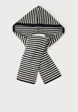 Mads Nørgaard, FREJA HOODED - Balaklava - black/off-white