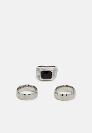 Jack & Jones JACFOX 3 PACK - Δαχτυλίδι - silver coloured
