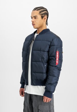 LOGO PUFFER - Bomberjakke - ultra navy