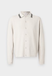 WILLEM STRUCTURE CARDIGAN - Neuletakki - moonbeam