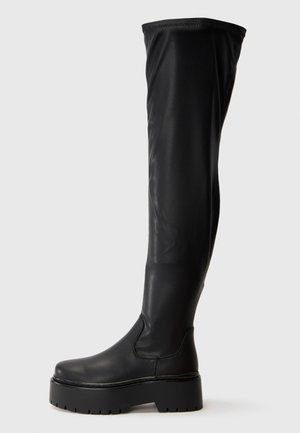 Over-the-knee boots - black