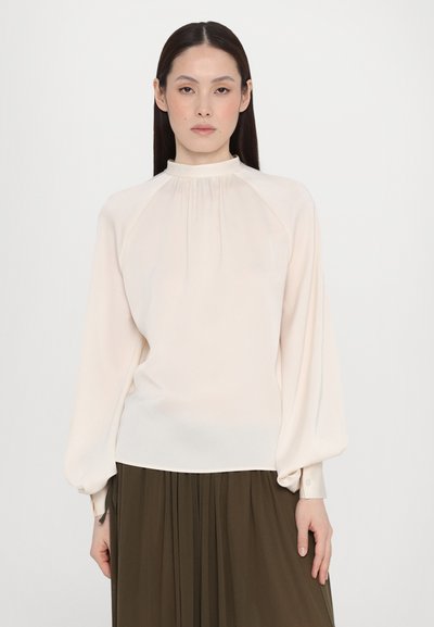 Filippa K STAND COLLAR  - Blouse - cream