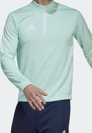 Langærmet T-shirt - turquoise