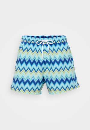 Missoni MEDIUM LENGTH SWIMSHORT - Short de bain - blue/green