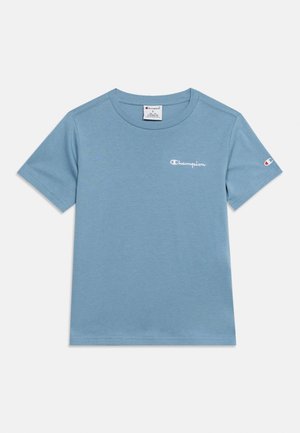 Champion, ICONS CONTRAST CREWNECK - T-shirt basic - light blue