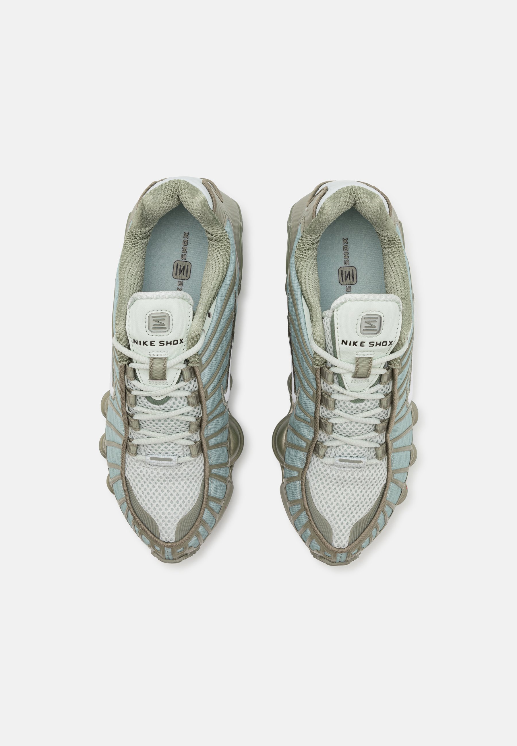 Nike Sportswear SHOX TL - Sneakers low - light silver/white/light