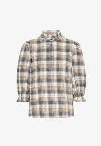 Vald, navy green brown check