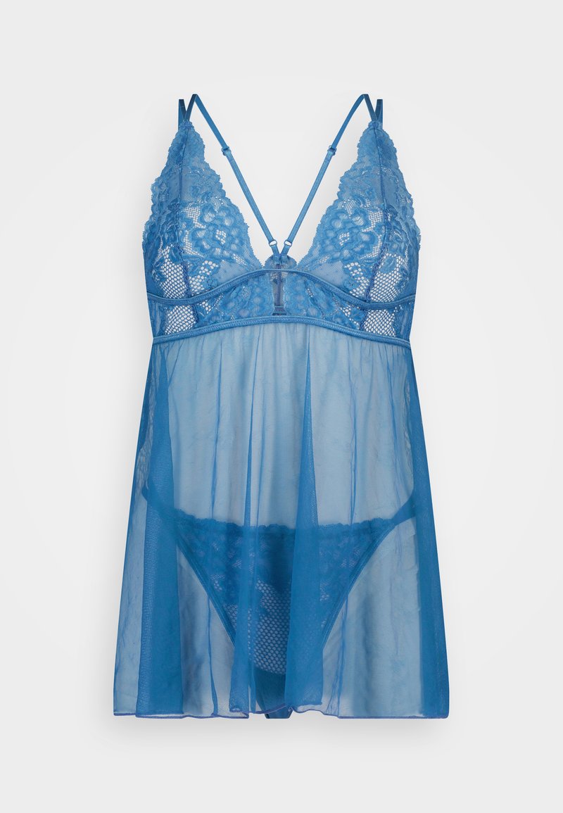 Damen Nachthemden | Hunkemöller Nachtwäsche Set vallarta blue/blau - ZK97715 Damen Nachthemden | Hunkemöller Nachtwäsche Set vallarta blue/blau - ZK97715