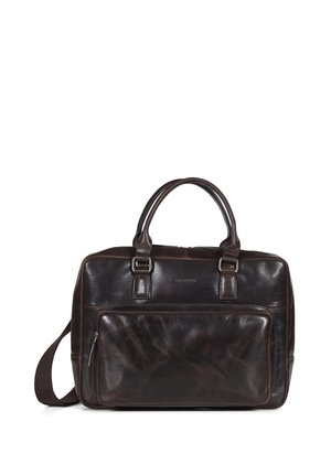 LEOPORD  - Tietokonelaukku - dark brown