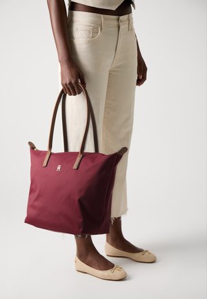 Tommy Hilfiger POPETTE - Tote bag - deep rouge